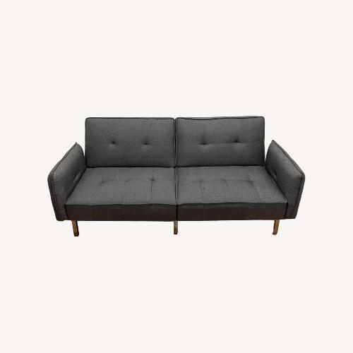 Used Light Gray Fabric Futon for sale on AptDeco