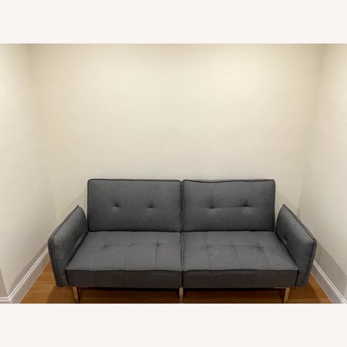 Used Light Gray Fabric Futon for sale on AptDeco