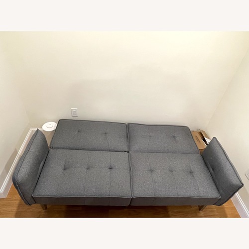 Used Light Gray Fabric Futon for sale on AptDeco
