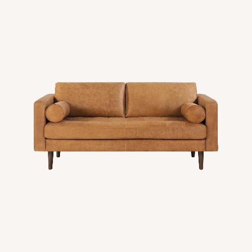 Used Poly and Bark Napa Natural Leather 3+ Seater Sofa for sale on AptDeco