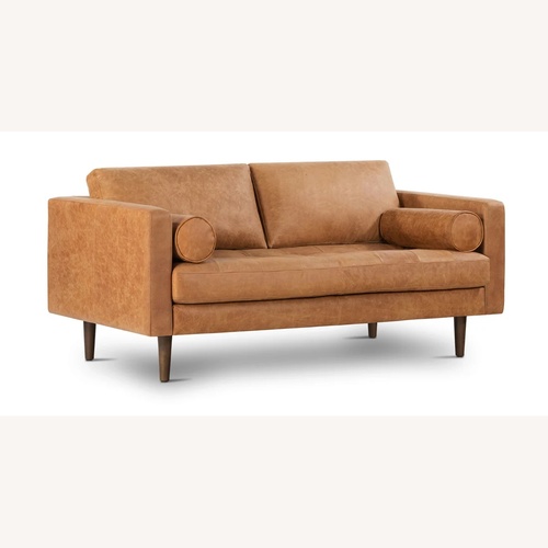 Used Poly and Bark Napa Natural Leather 3+ Seater Sofa for sale on AptDeco