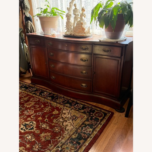 Used Dark Brown Wood Sideboard for sale on AptDeco