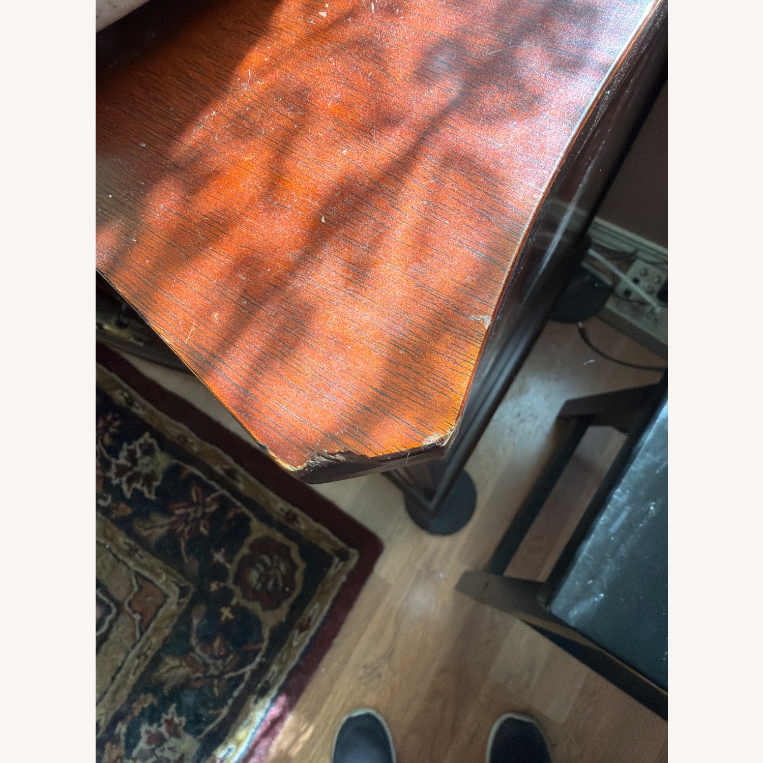 Dark Brown Wood Sideboard - image-3