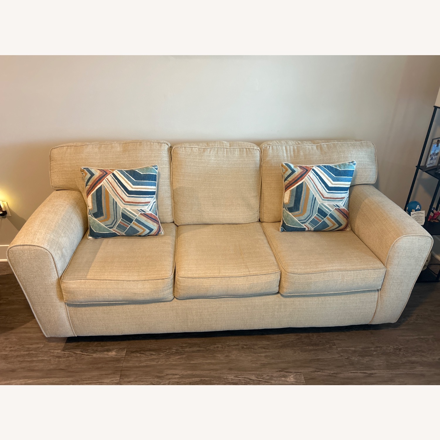 Rooms To Go Wilcox Beige Sofa - image-1