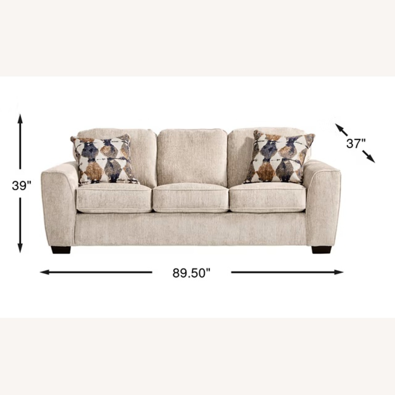 Rooms To Go Wilcox Beige Sofa - image-6