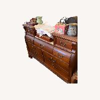 Stanley Furniture Dark Brown Wood Dresser