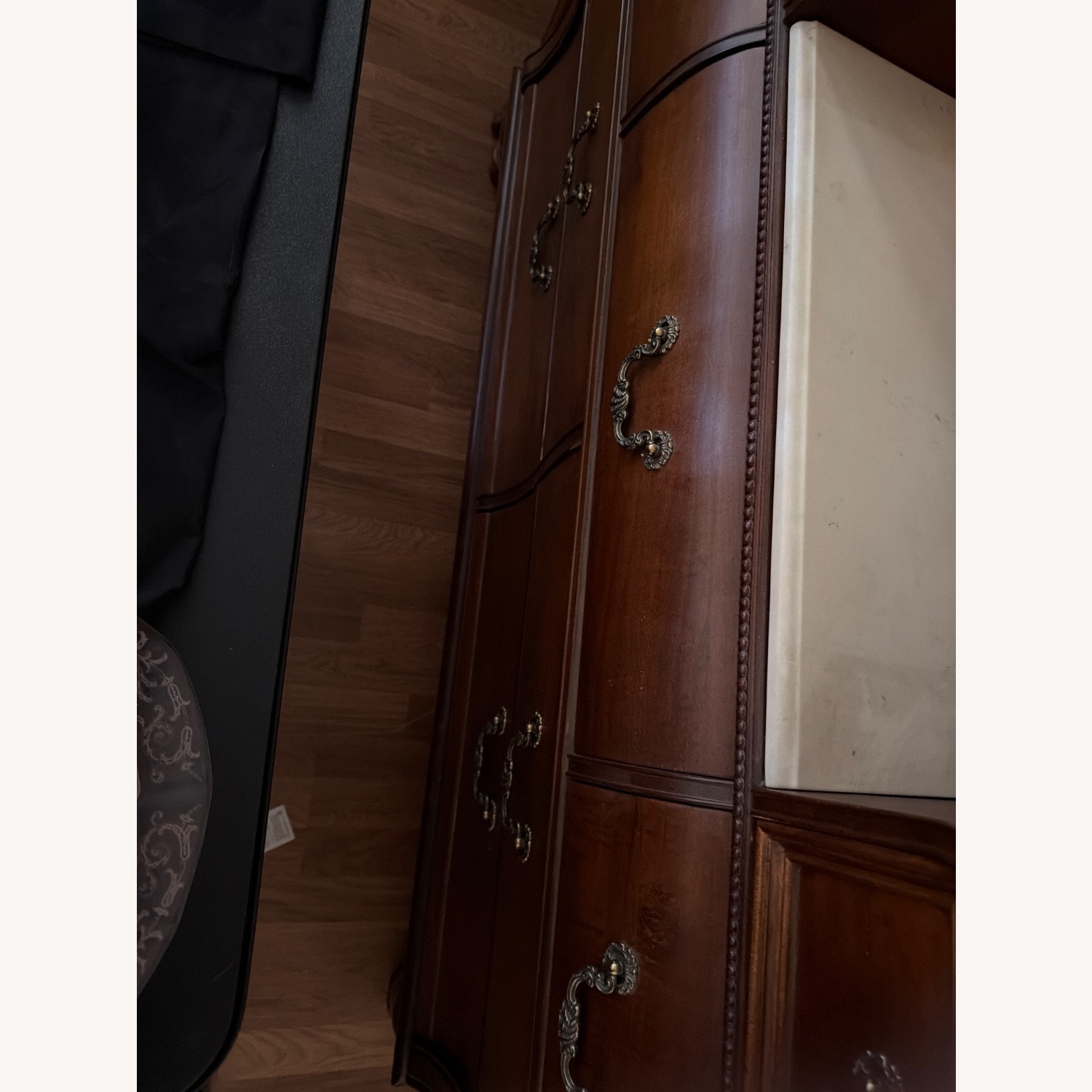 Stanley Furniture Dark Brown Wood Dresser - image-5