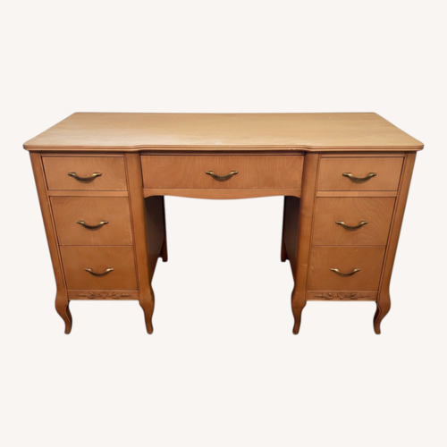 Used Vintage/Antique Natural Wood Desk for sale on AptDeco