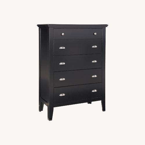 Used Ashley Furniture Braflin Black Wood Dresser for sale on AptDeco