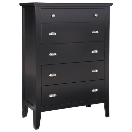 Used Ashley Furniture Braflin Black Wood Dresser for sale on AptDeco