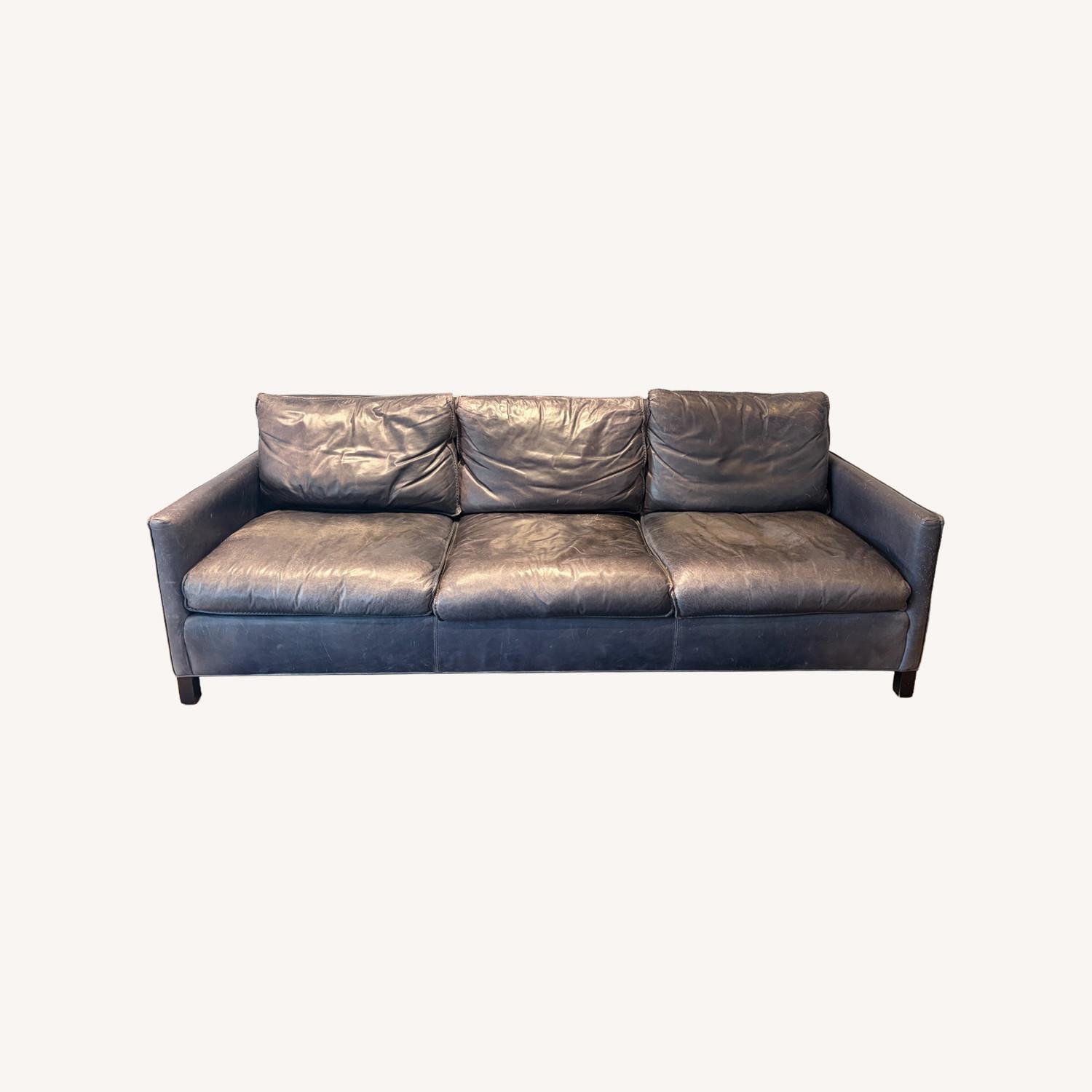 Room and Board Leather 3-Seat Sofa - image-0