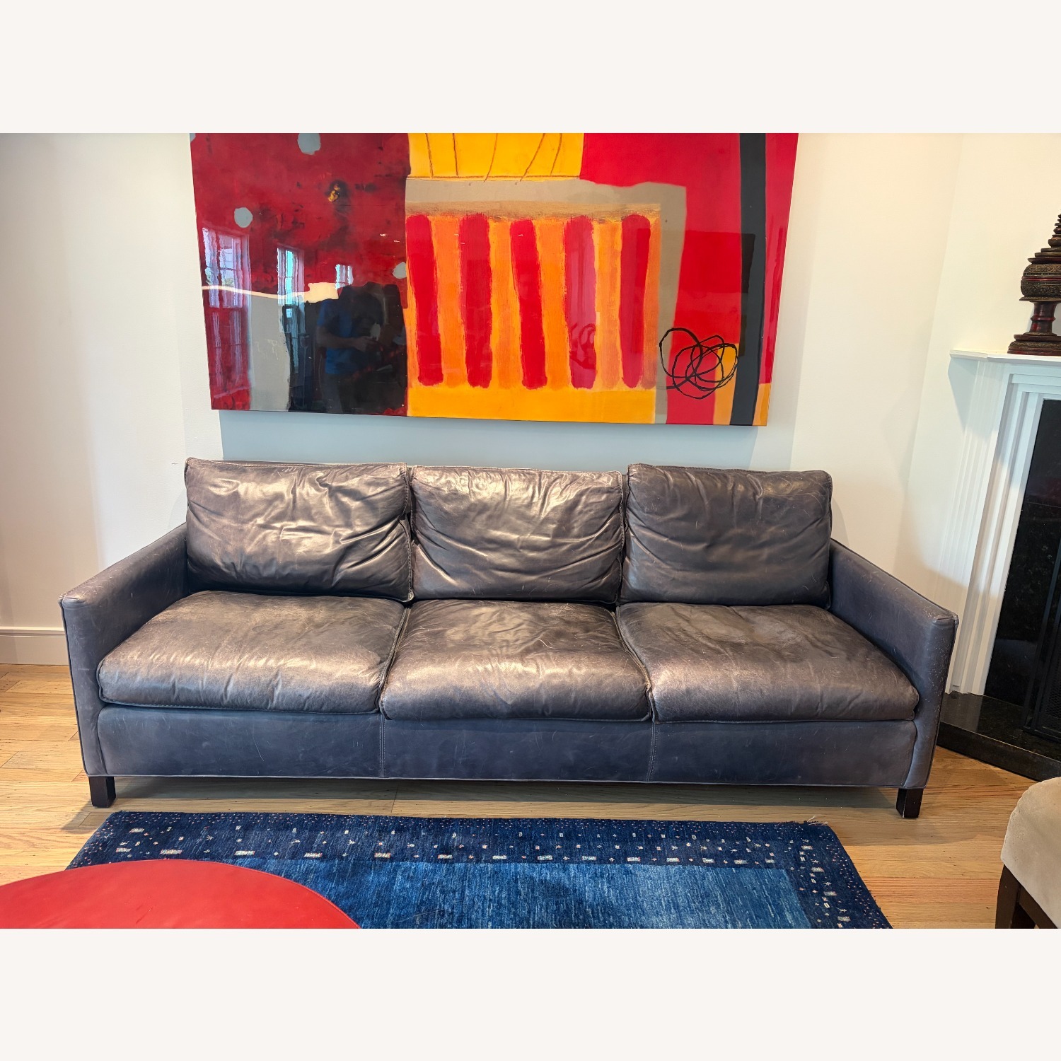 Room and Board Leather 3-Seat Sofa - image-0