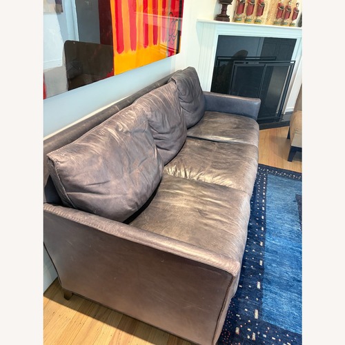 Used Room and Board Leather 3-Seat Sofa for sale on AptDeco