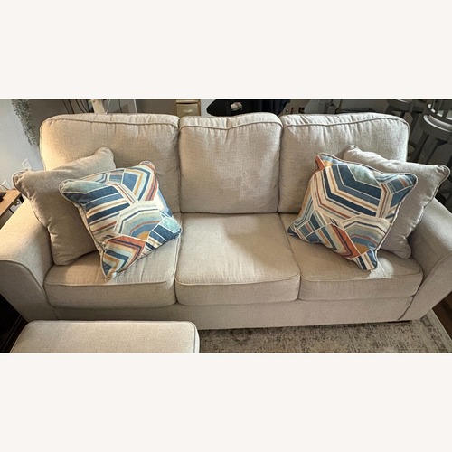 Used Ashley's Grew Sleeper Sofa with Ottoman for sale on AptDeco