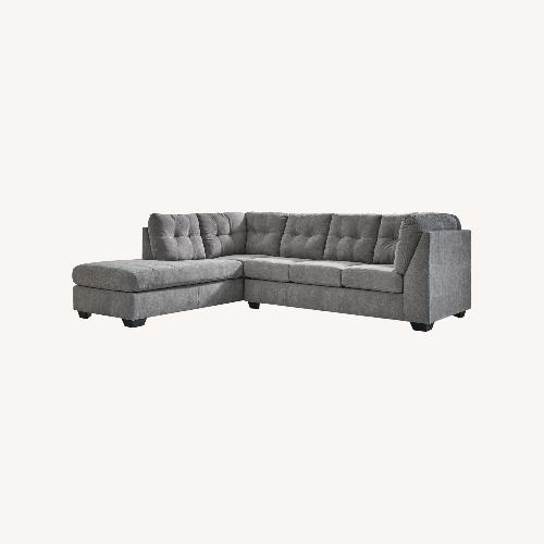 Used Ashley Furniture Dark Gray 2 Piece Sectional for sale on AptDeco
