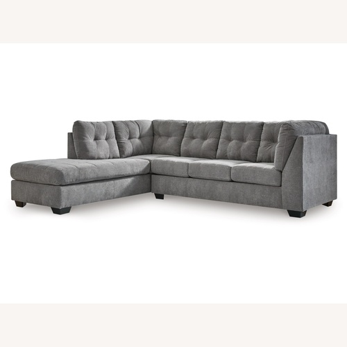 Used Ashley Furniture Dark Gray 2 Piece Sectional for sale on AptDeco
