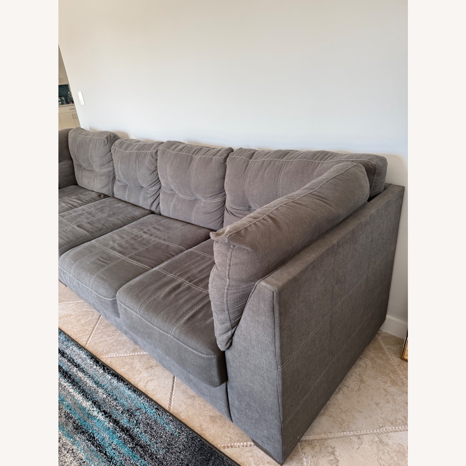 Ashley Furniture Dark Gray 2 Piece Sectional - image-7