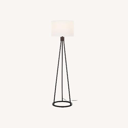 Used Higgins Black Metal Floor Lamp for sale on AptDeco