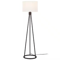 Higgins Black Metal Floor Lamp