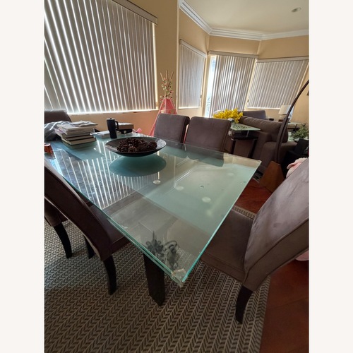 Used Dining Table Glass Top for sale on AptDeco