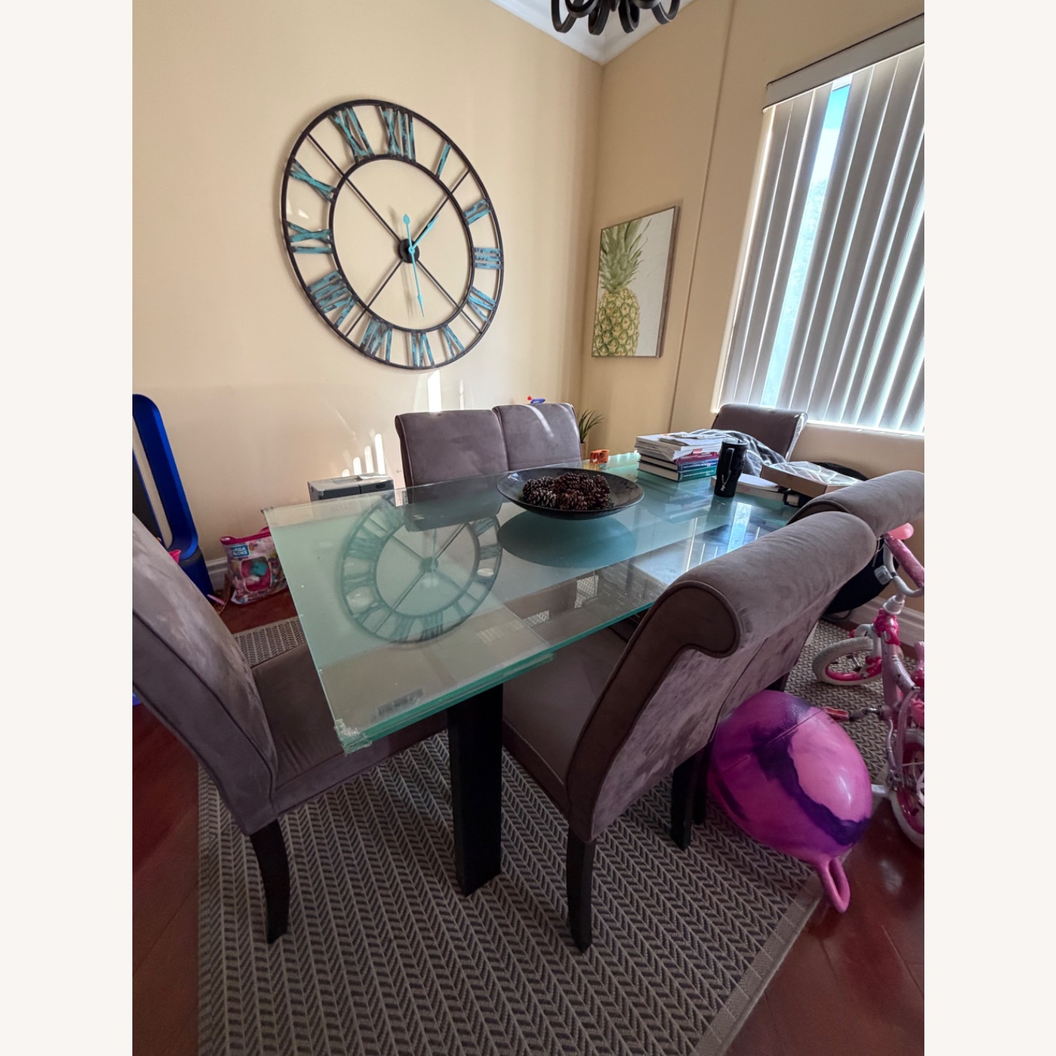 Dining Table Glass Top - image-1