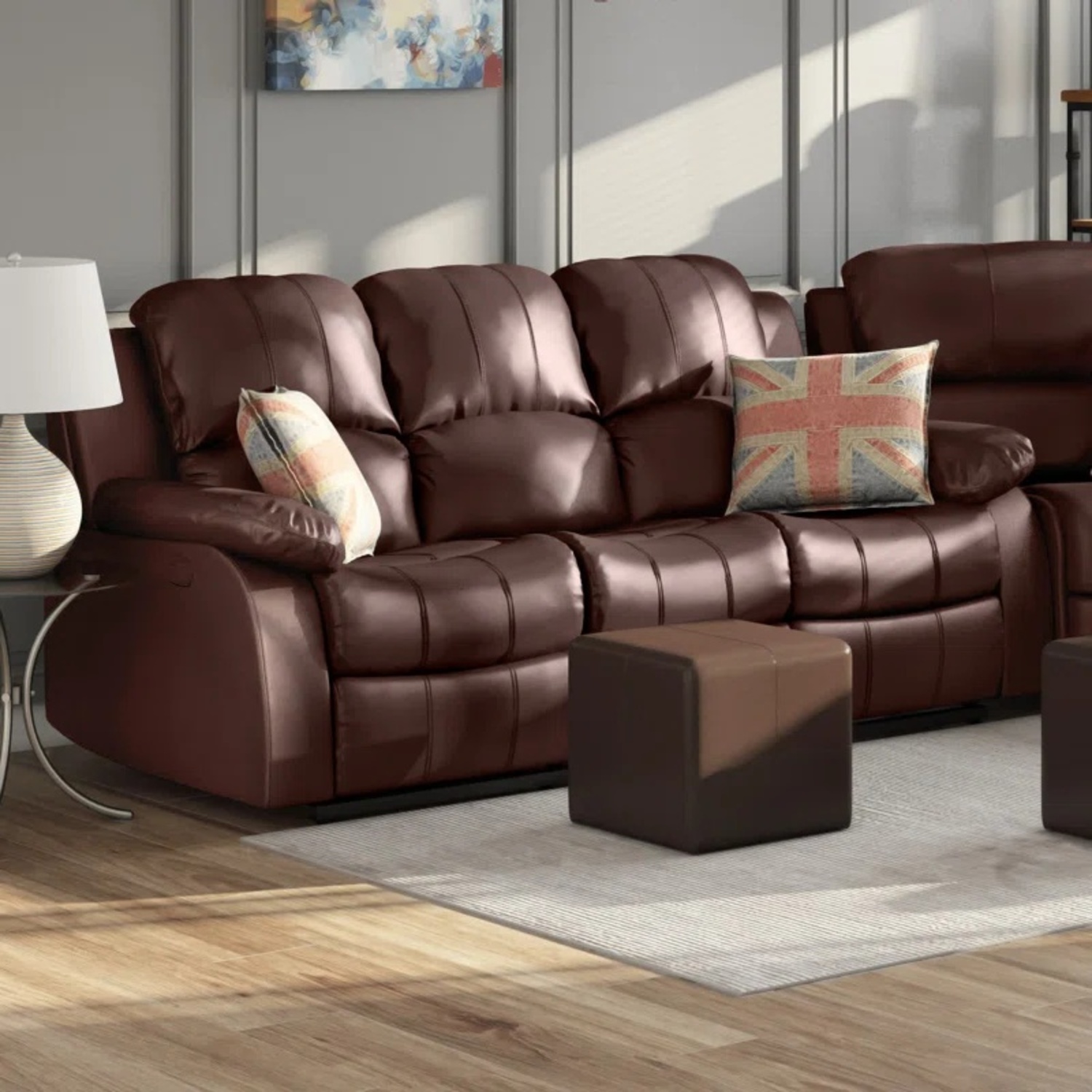 Wade Logan 3 Seater Recliner Sofa - image-0