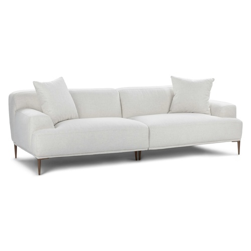 Used Article Abisko White Fabric Sofa for sale on AptDeco