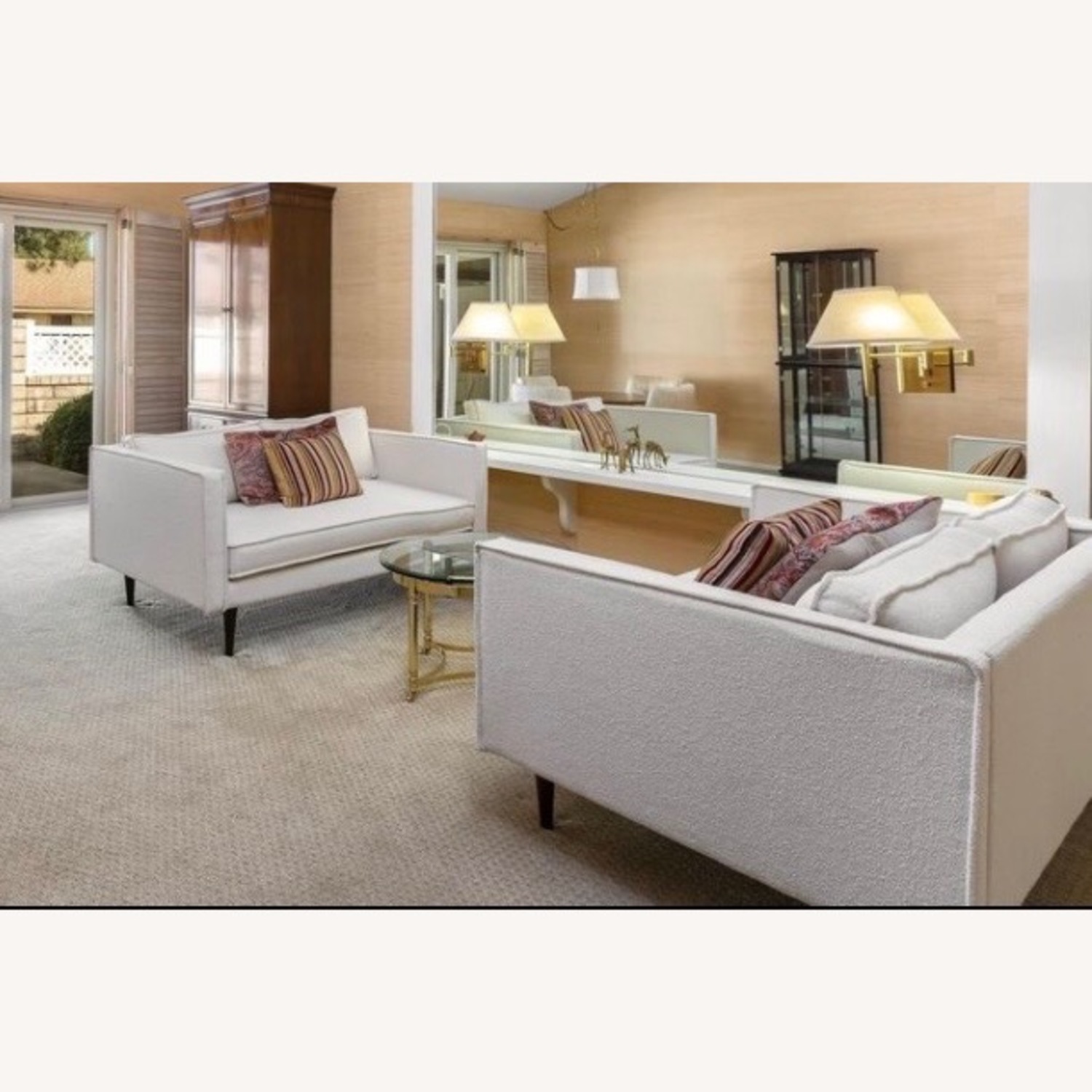 Joybird White 2 Seater Sofa - image-2