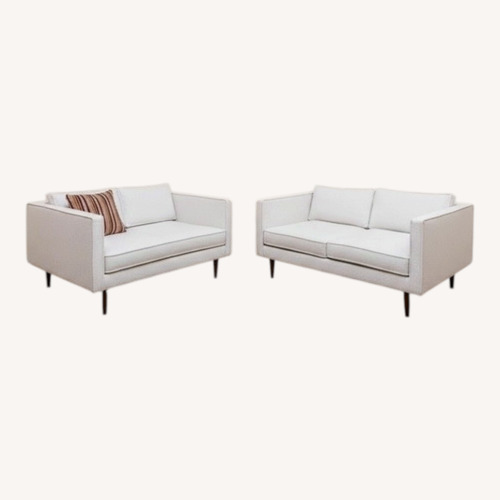 Used Joybird White 2 Seater Sofa for sale on AptDeco