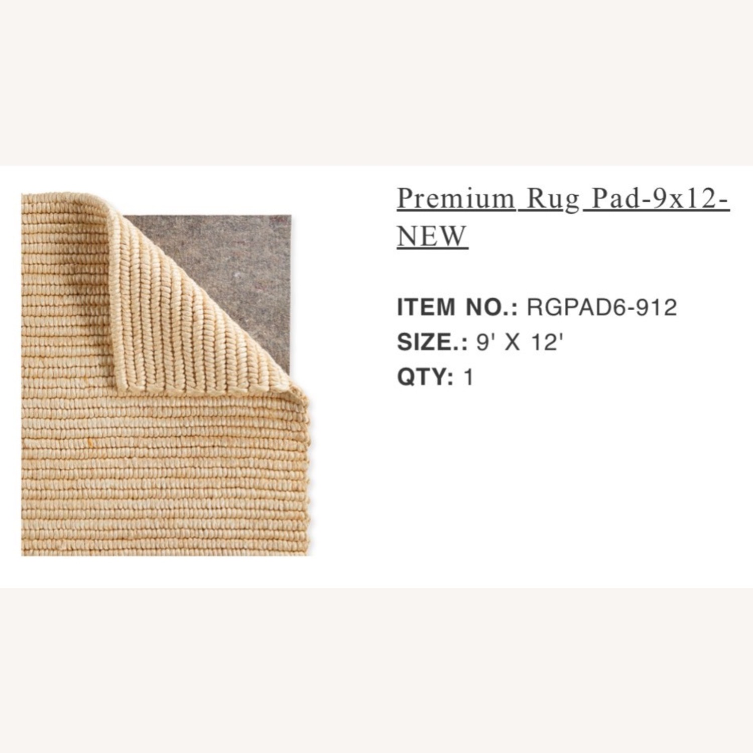 Serena & Lily Light Gray Area Rug 9' x 12' - image-2