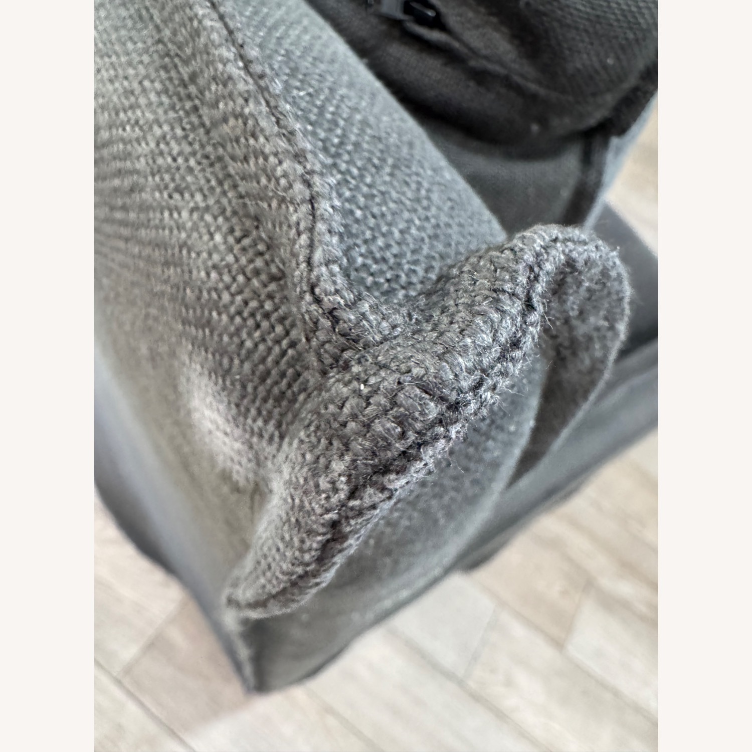 Restoration Hardware Blue Fabric Nursing Chair - image-2