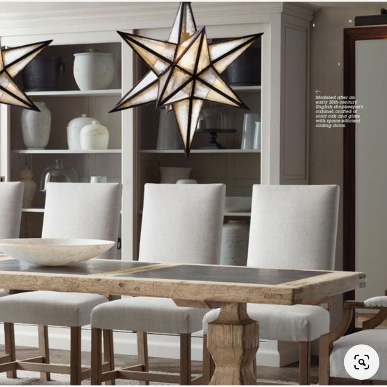 Restoration Hardware 20th C. Reclaimed Pine & Zinc Trestle Dining Table - image-1