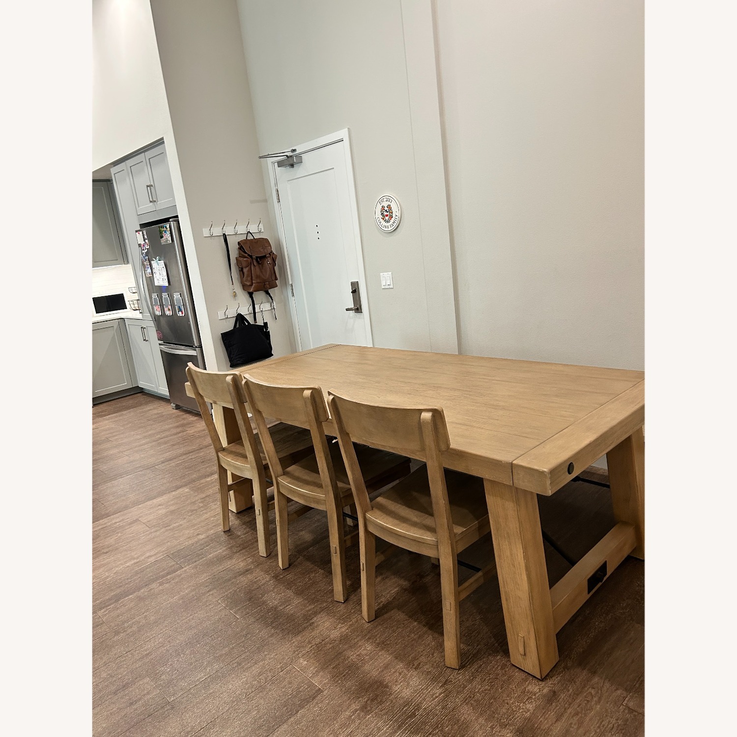 Pottery Barn Benchwright Dining Table and Bench - image-6