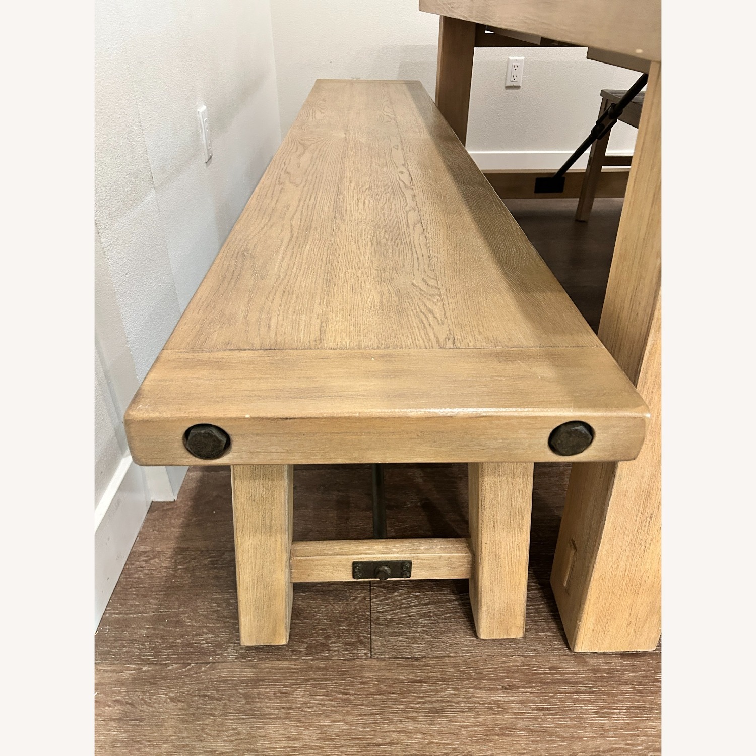 Pottery Barn Benchwright Dining Table and Bench - image-4