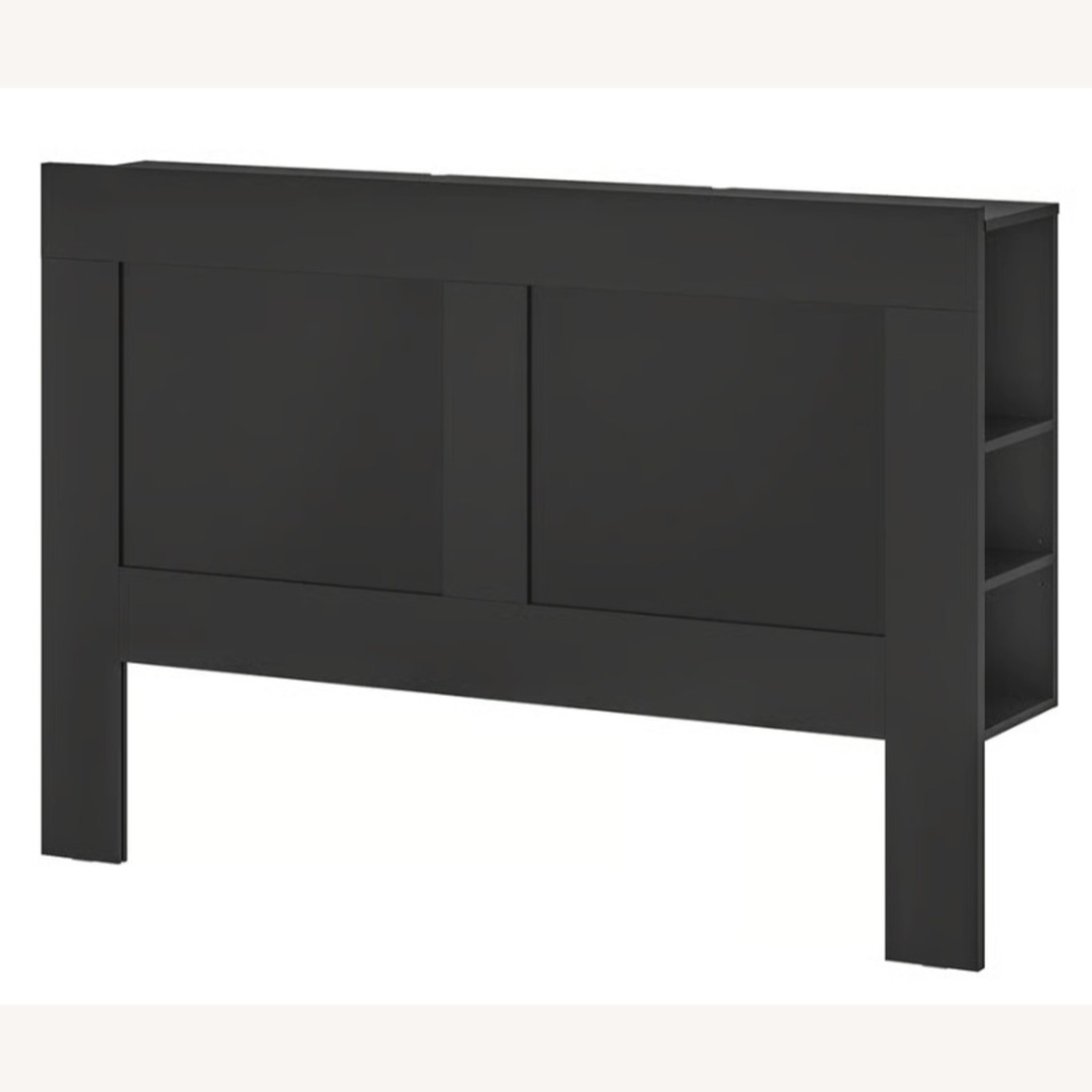 IKEA Nordli Bed Black Wood King Bed - image-9