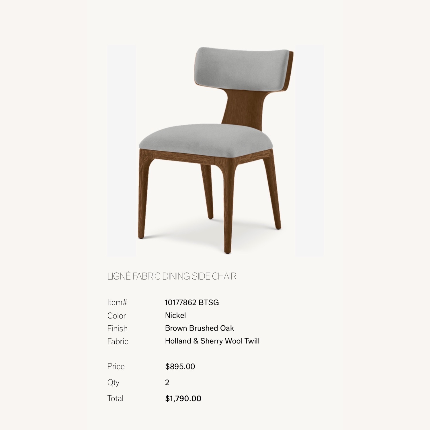 Restoration Hardware Ligné Dining Chairs - image-8