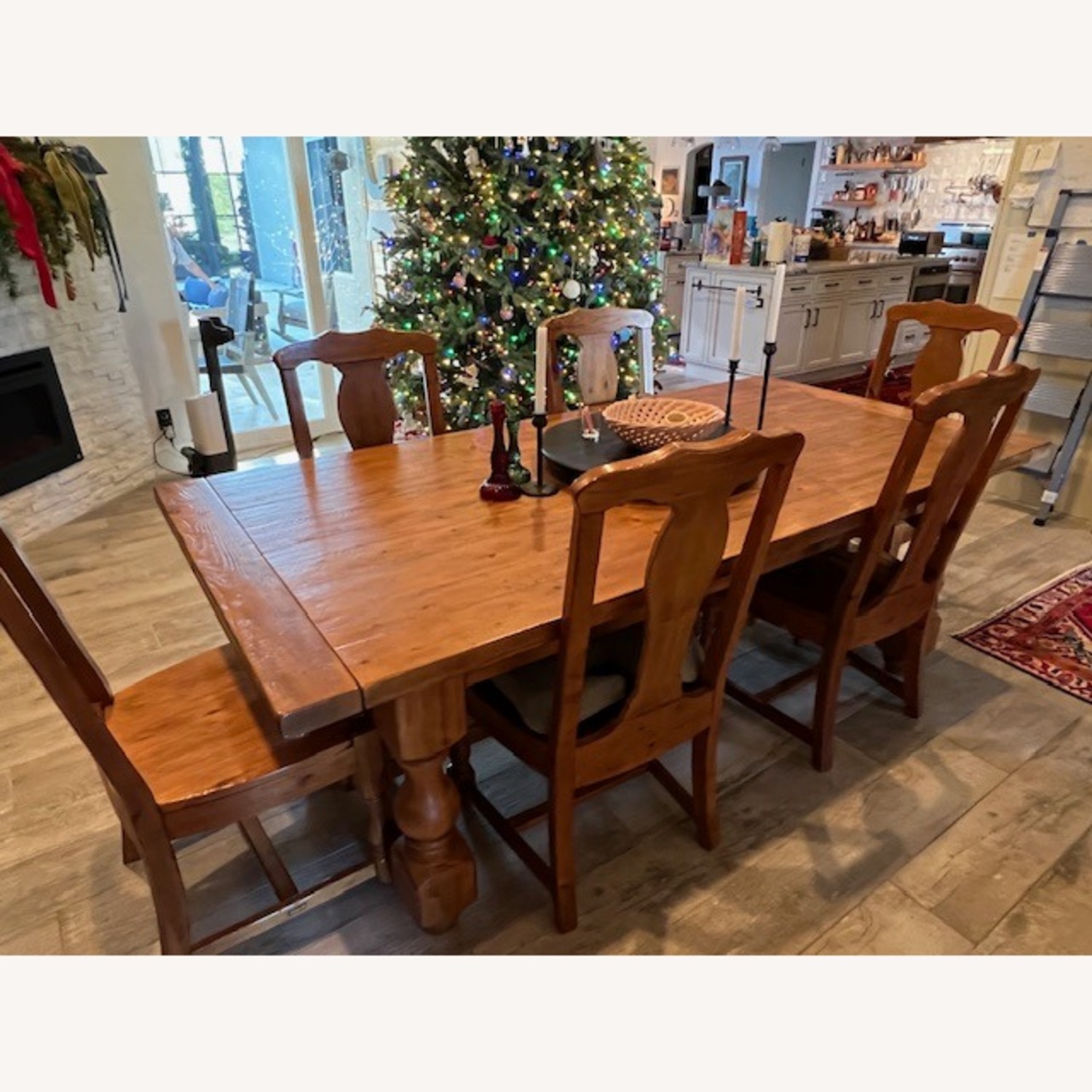 Pottery Barn Cortona Natural Wood Dining Sets - image-2