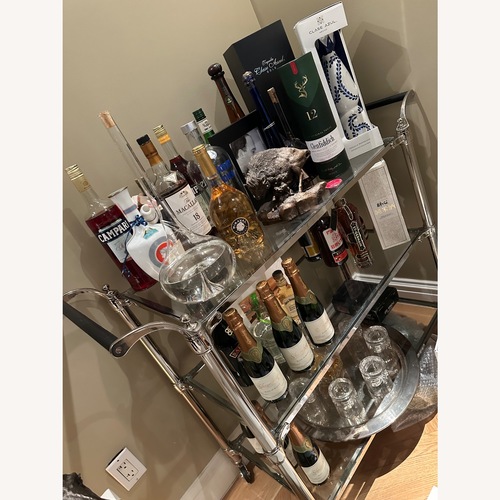 Used Williams Sonoma Beckett Bar Cart for sale on AptDeco