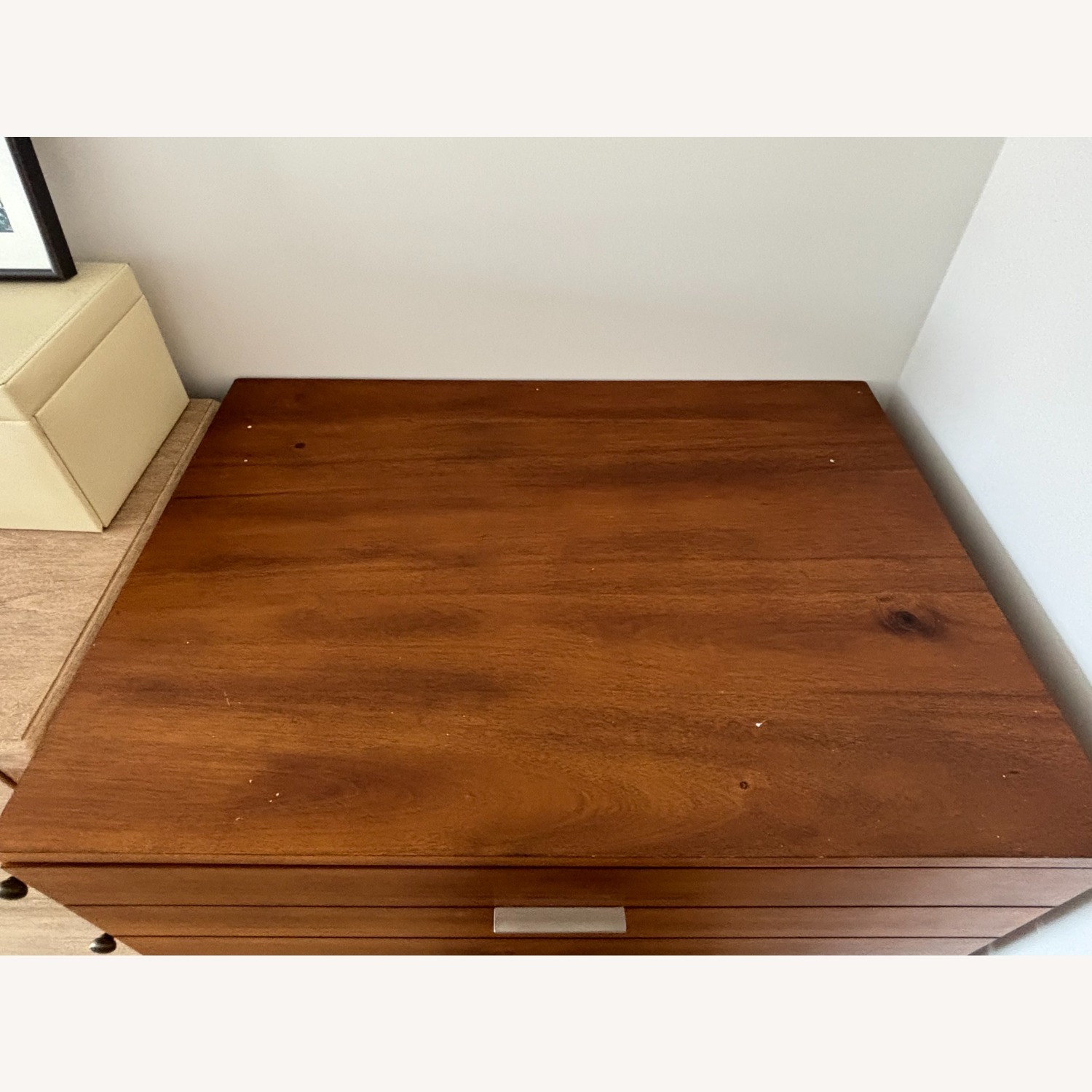 CB2 Acacia Wood Linear Tall Dresser - image-2