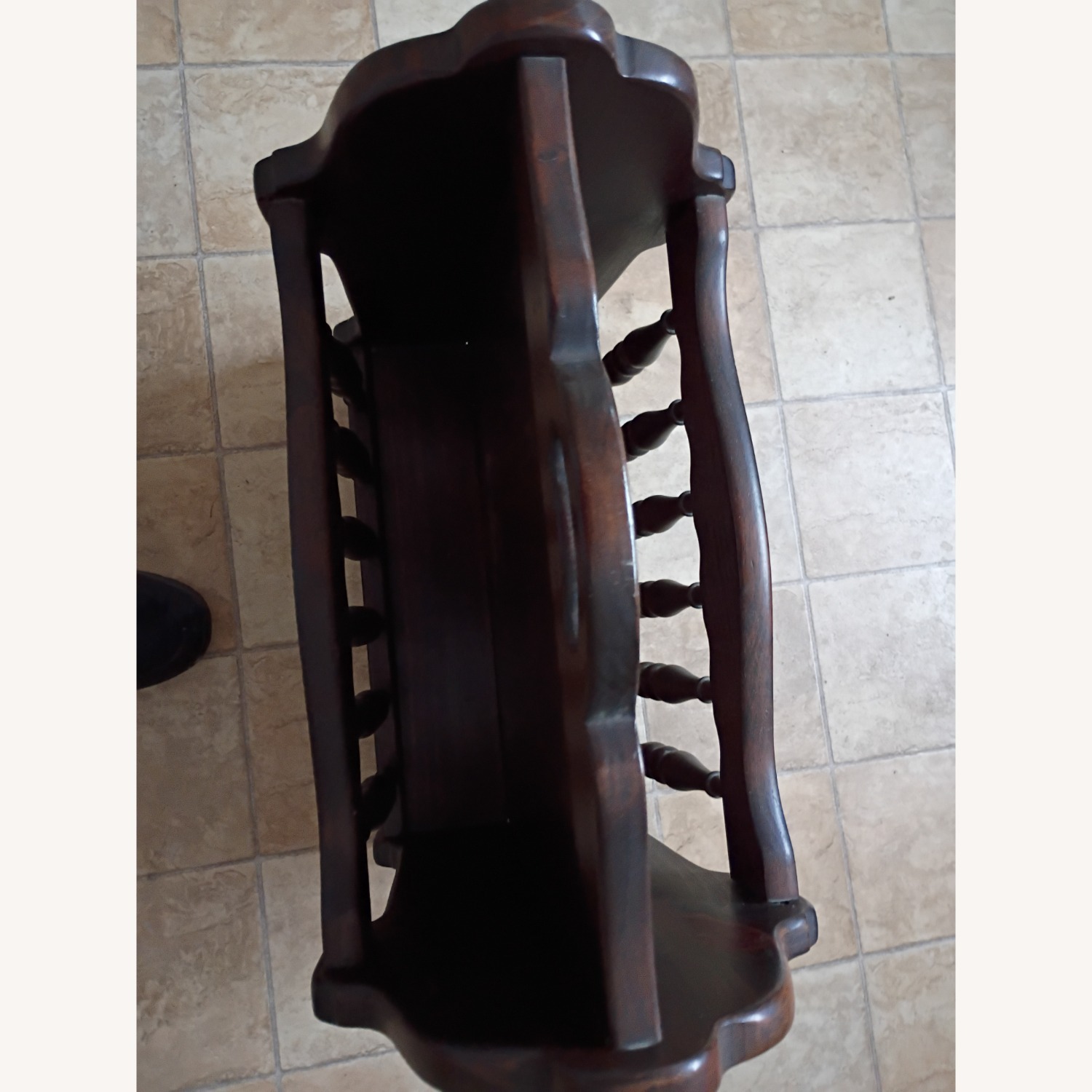 Ethan Allen American Dark Brown Wood Décor - image-2