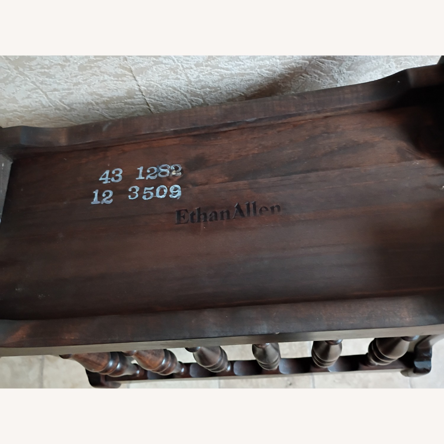 Ethan Allen American Dark Brown Wood Décor - image-1