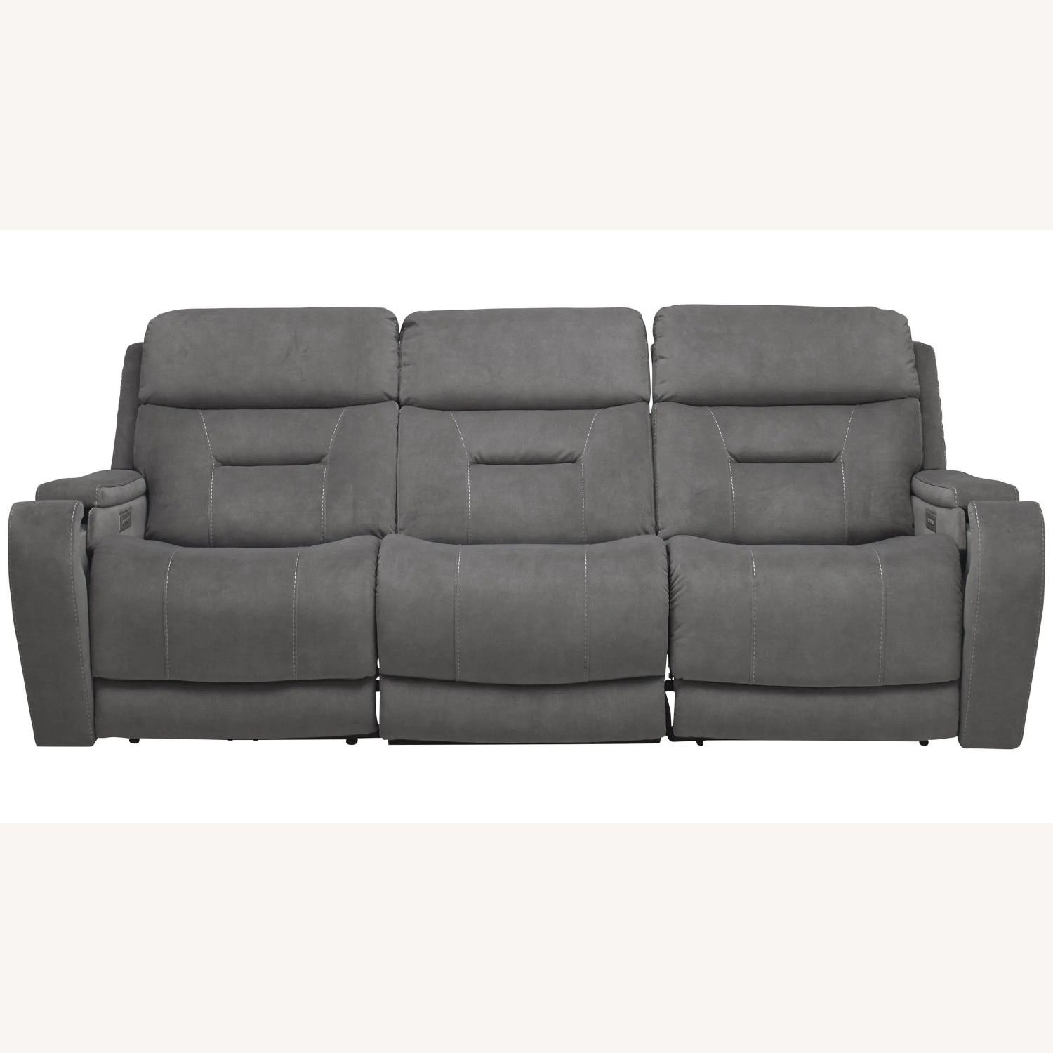 Raymour & Flanigan Irving Grey Sofa - image-0