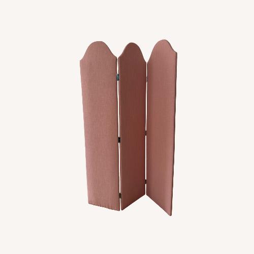 Used The Inside Pink Fabric Room Divider for sale on AptDeco