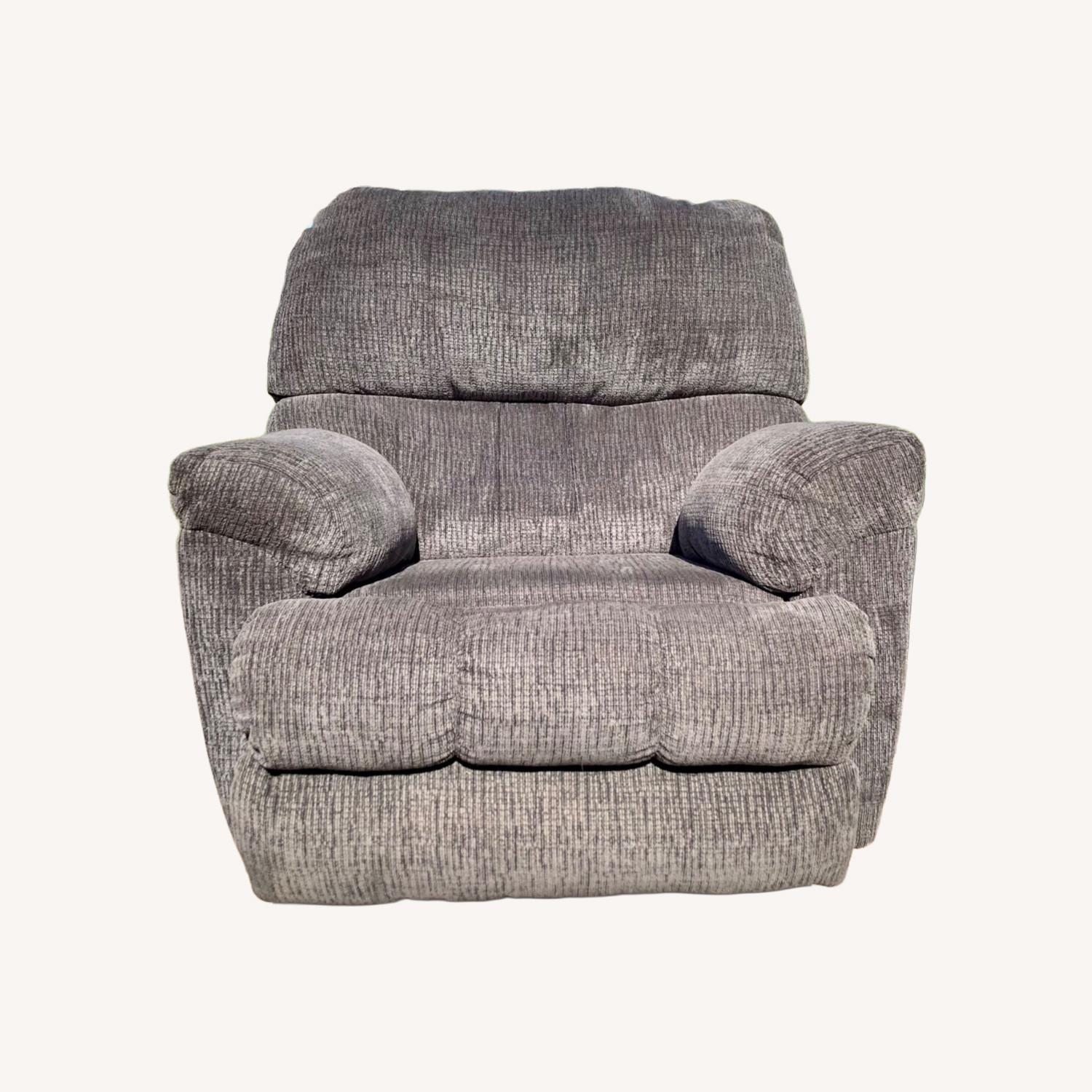 Lane Furniture Dark Gray Fabric Recliner - image-7