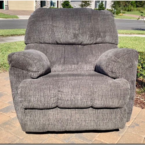 Used Lane Furniture Dark Gray Fabric Recliner for sale on AptDeco