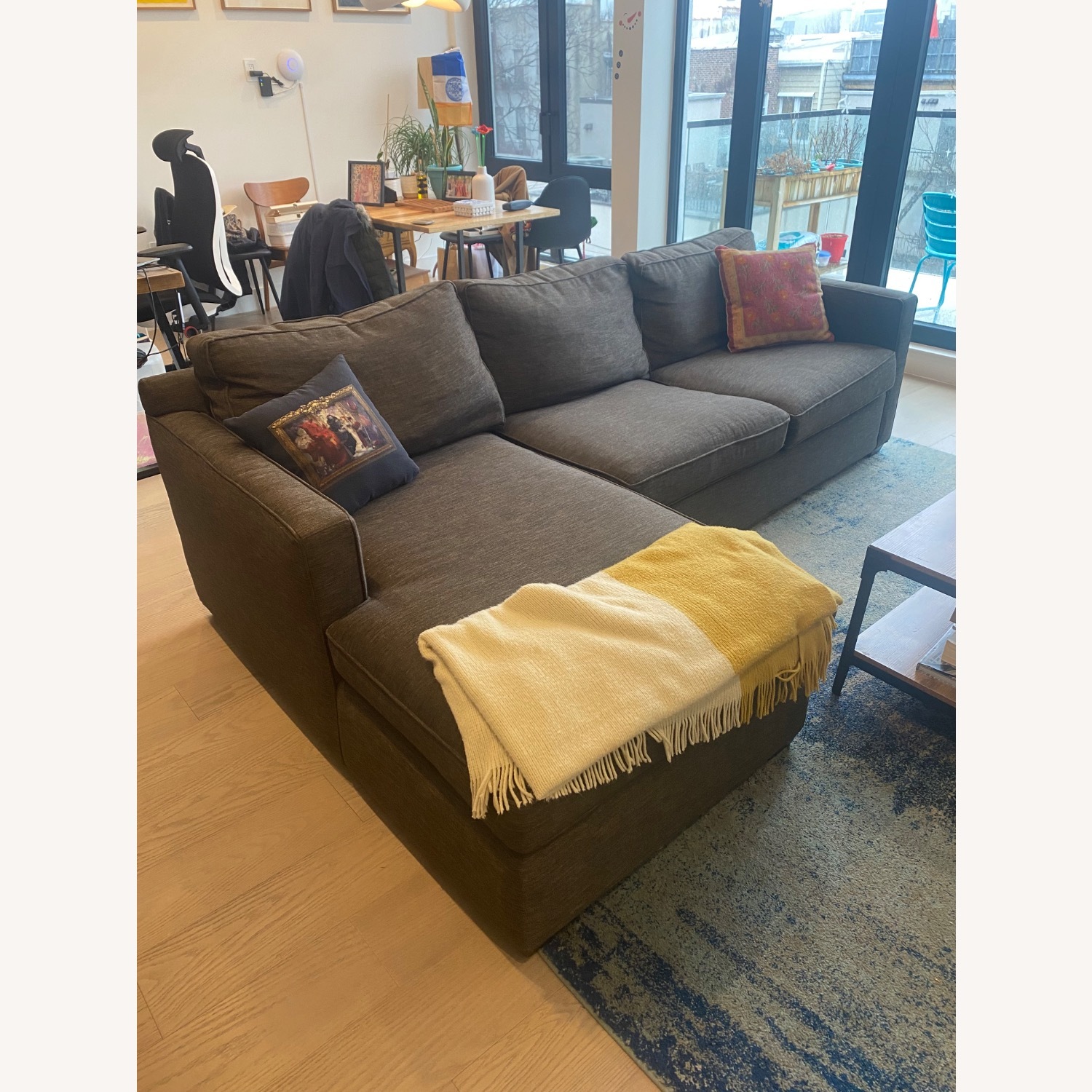 Crate & Barrel Davis 2-piece Sectional Sofa - image-1