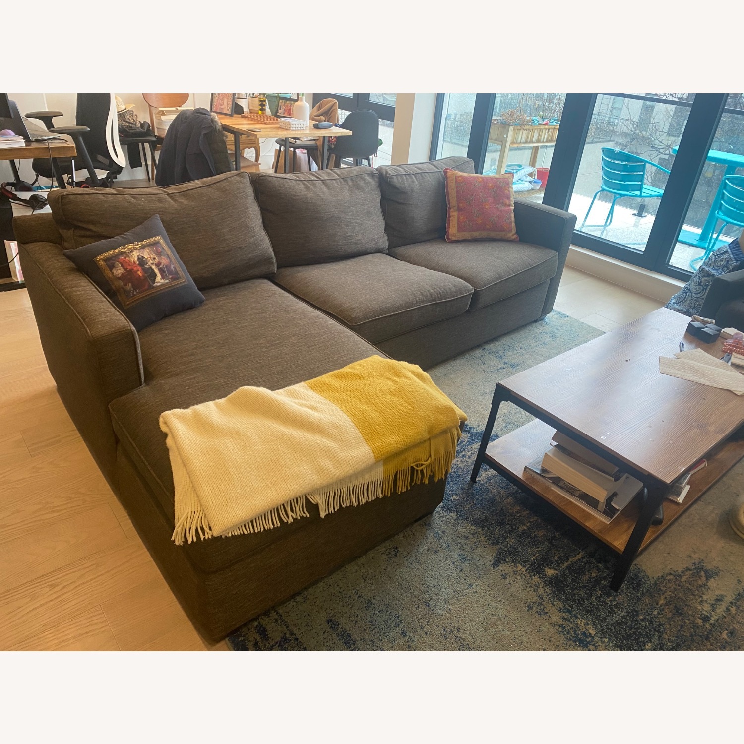 Crate & Barrel Davis 2-piece Sectional Sofa - image-2