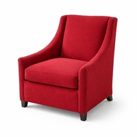 Pottery Barn Red Armchair