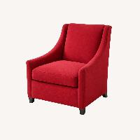 Pottery Barn Red Armchair