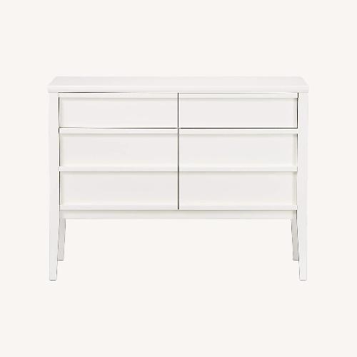 Used Crate & Barrel Spotlight White Credenza for sale on AptDeco